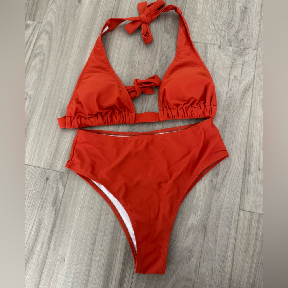 Vibrant Rust Bikini Set